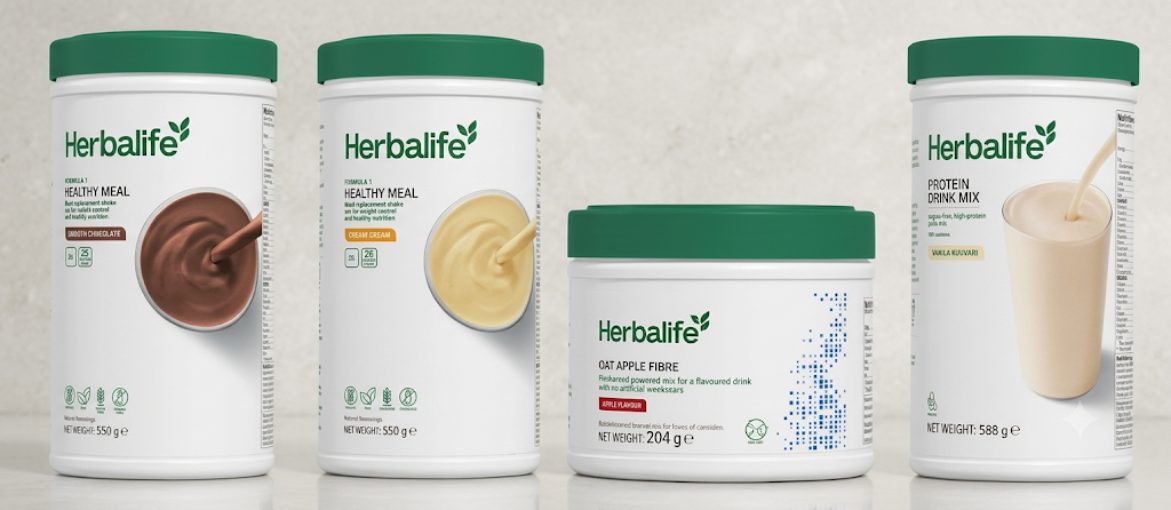 Herbalife Advanced Meal Kit with Formula 1 shakes protein and Oat Apple Fibre