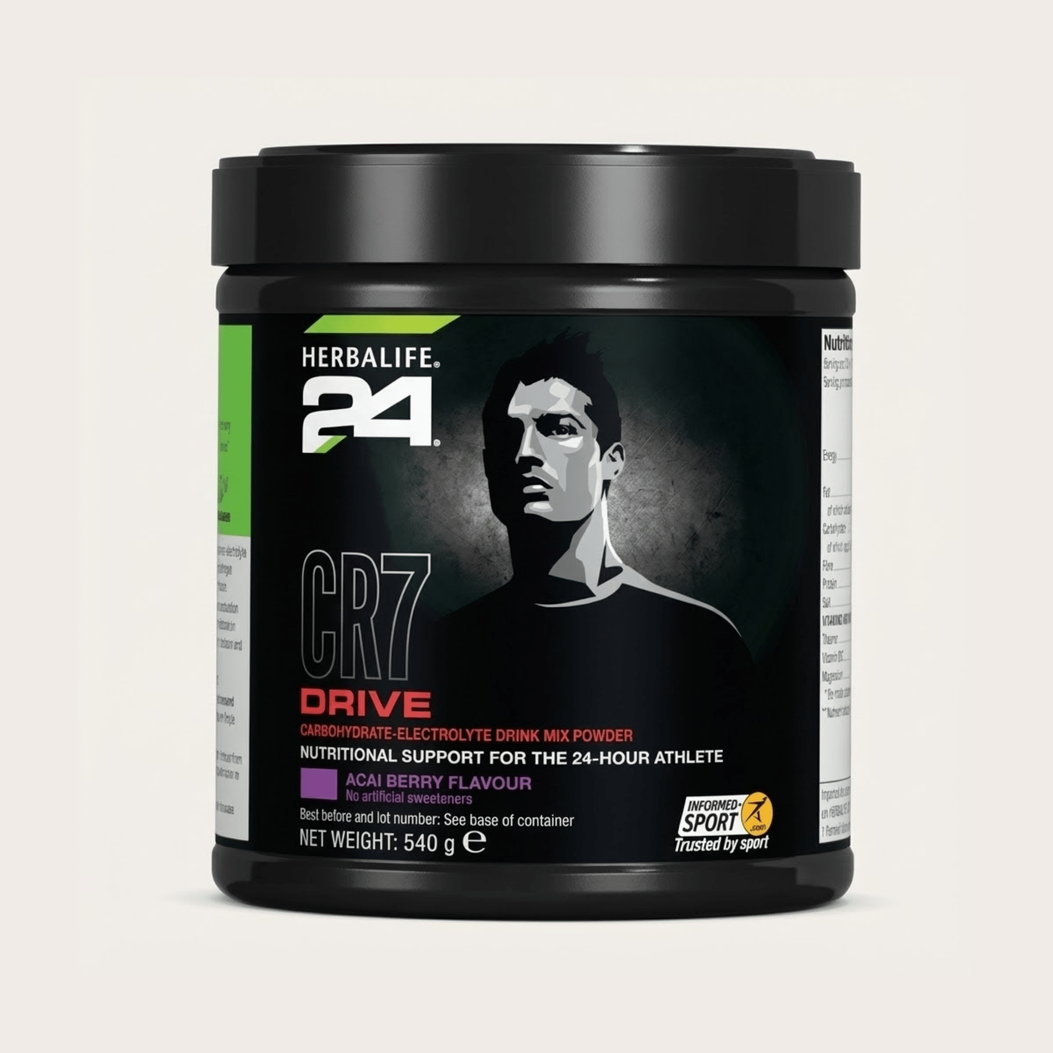Herbalife CR7 Drive 540g hypotonic sports drink in original Herbalife Nutrition packaging
