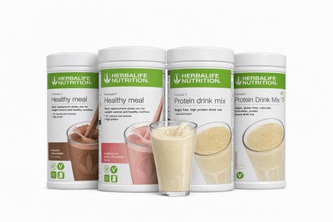 Herbalife Formula 1 and Protein Drink Mix Bundle 2x2 meal replacement bundle