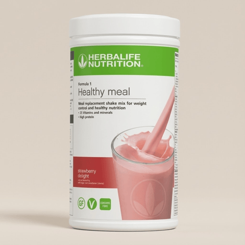 Herbalife Formula 1 Shake Strawberry Delight 550g meal replacement