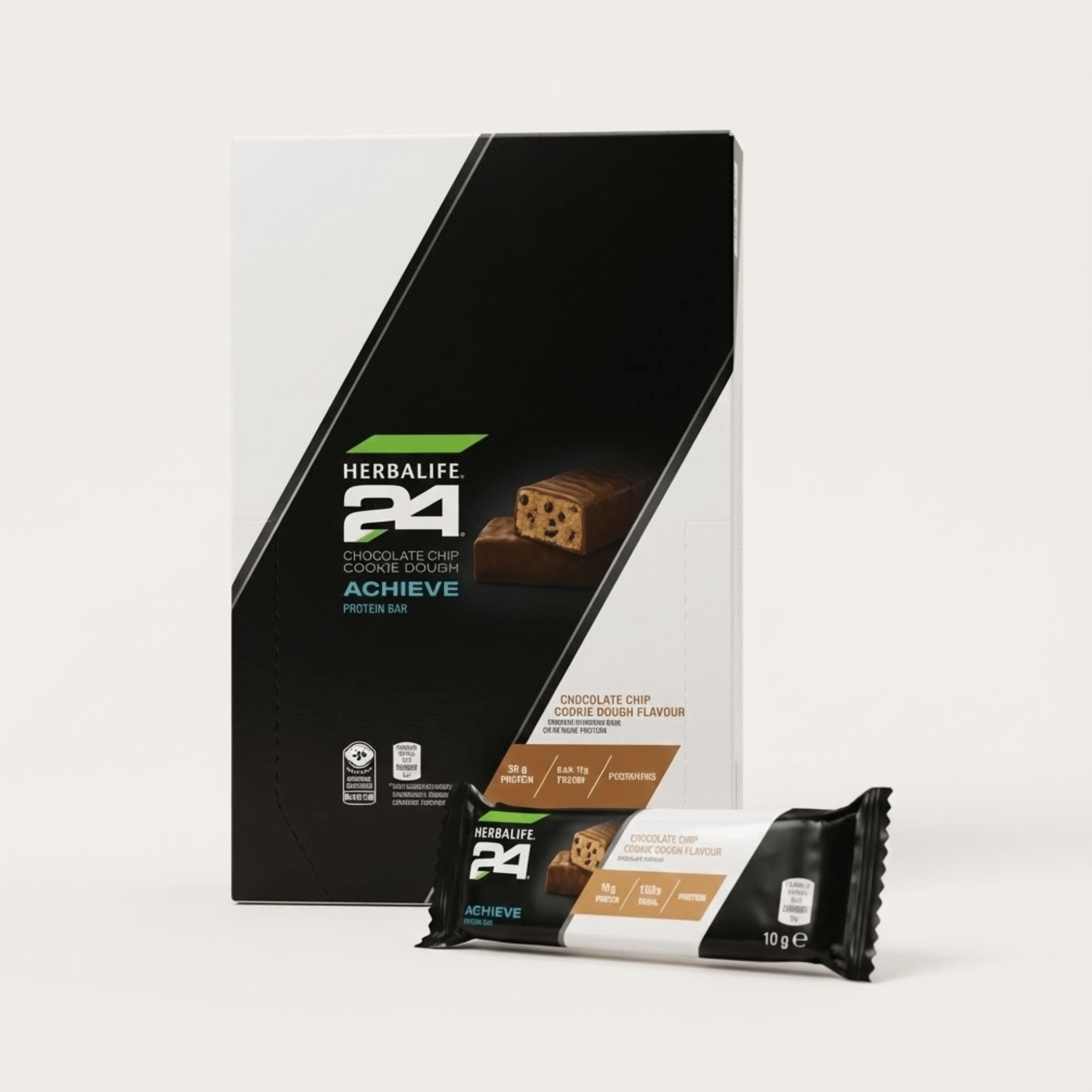 Herbalife H24 Achieve Protein Bars Chocolate Cookie Dough 6 x 60g
