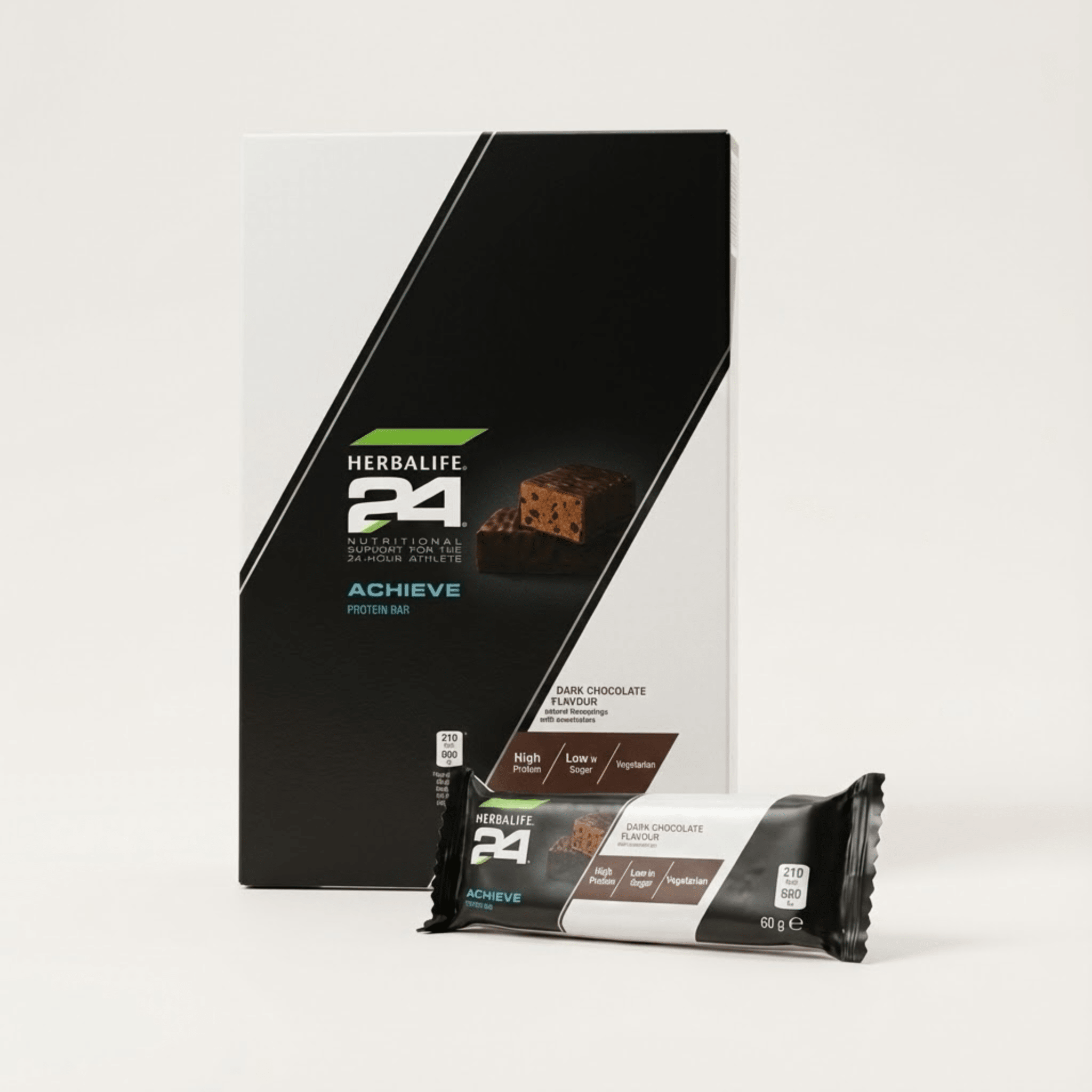 Herbalife H24 Achieve Protein Bars Dark Chocolate 6 x 60g