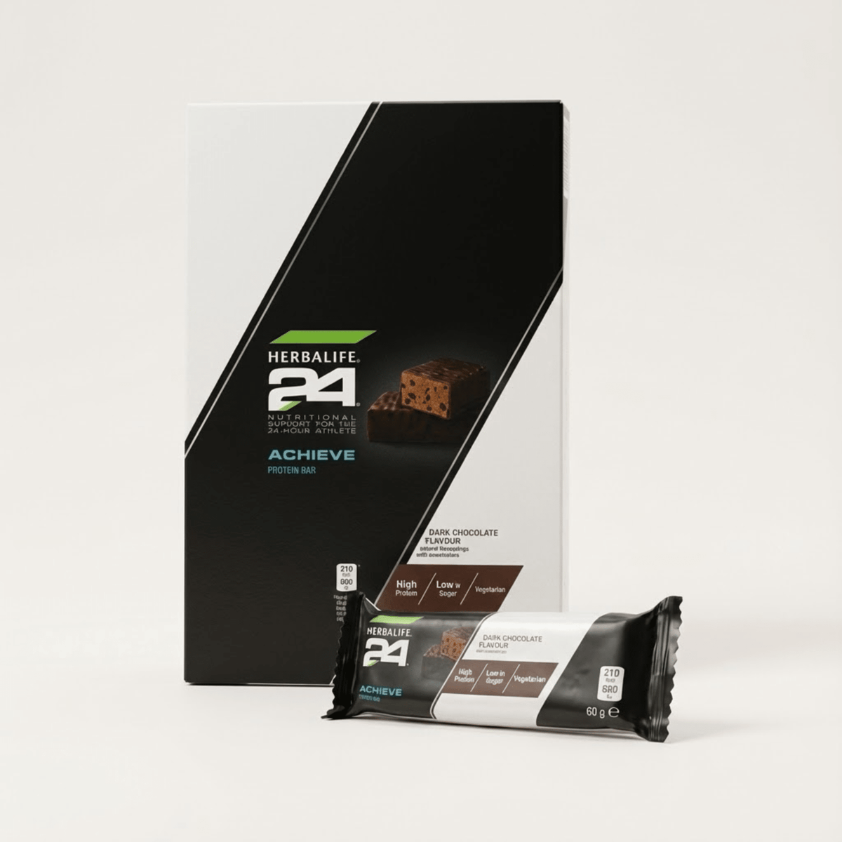 Herbalife H24 Achieve Protein Bars Dark Chocolate 6 x 60g
