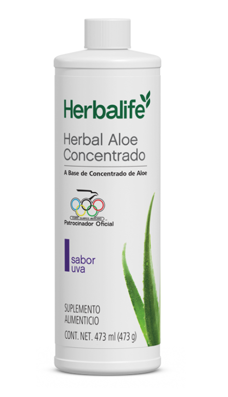 Herbalife Herbal Aloe Concentrado Uva 473 ml