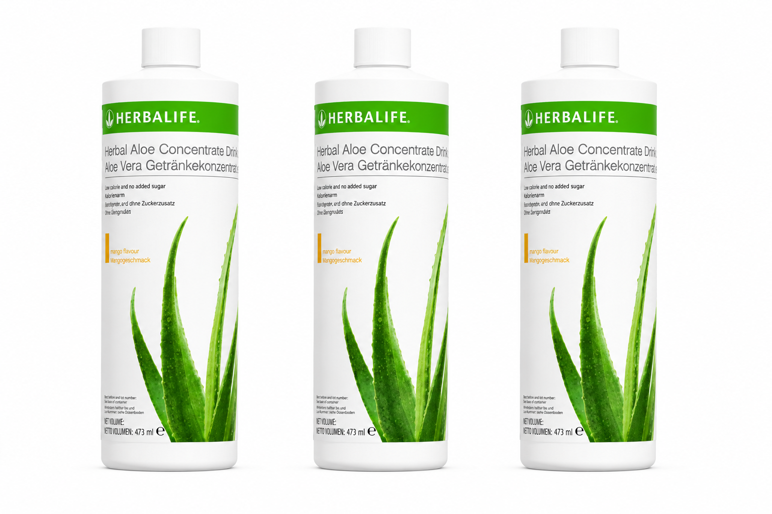 Herbalife Herbal Aloe Concentrate Mango 3 Pack