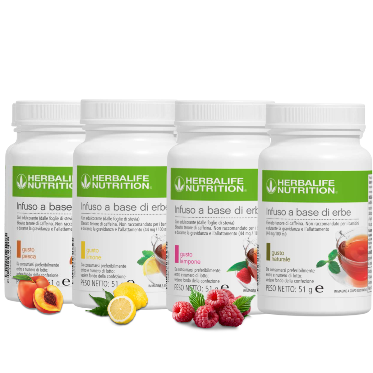 Herbalife Infuso a Base di Erbe 51 g in 4 gusti