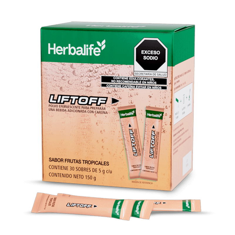 Herbalife LiftOff Frutas Tropicales 150 g SKU 207K