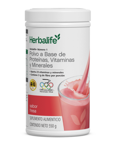 Herbalife Número 1 Fresa 550g