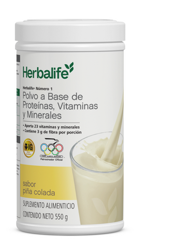 Herbalife Número 1 Piña Colada 550g