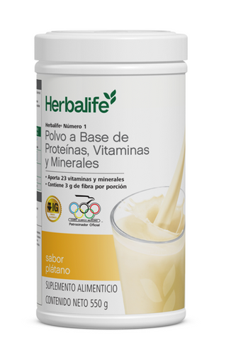 Herbalife Número 1 Plátano 550g